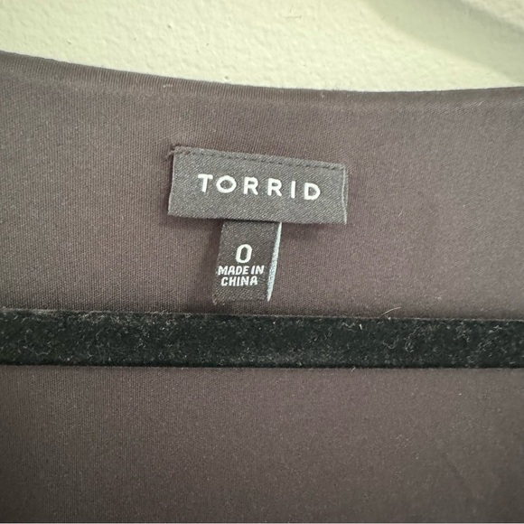 Torrid Mini Textured Knit Skater Dress - Picture 6 of 7